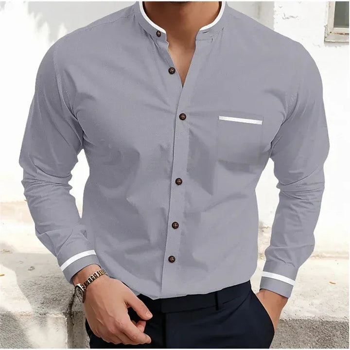 Askar - Camisa De Manga Larga Con Botones