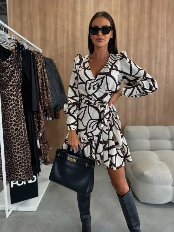 Adinda - Vestido Mini Con Estampado Floral