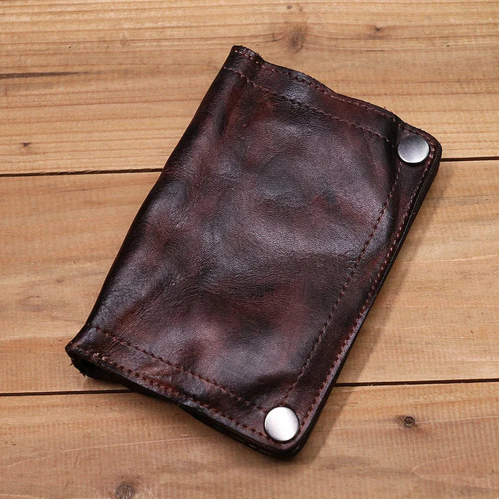 EliteHide - Cartera De Cuero Con Ranuras Para Varias Tarjetas Hecha a Mano