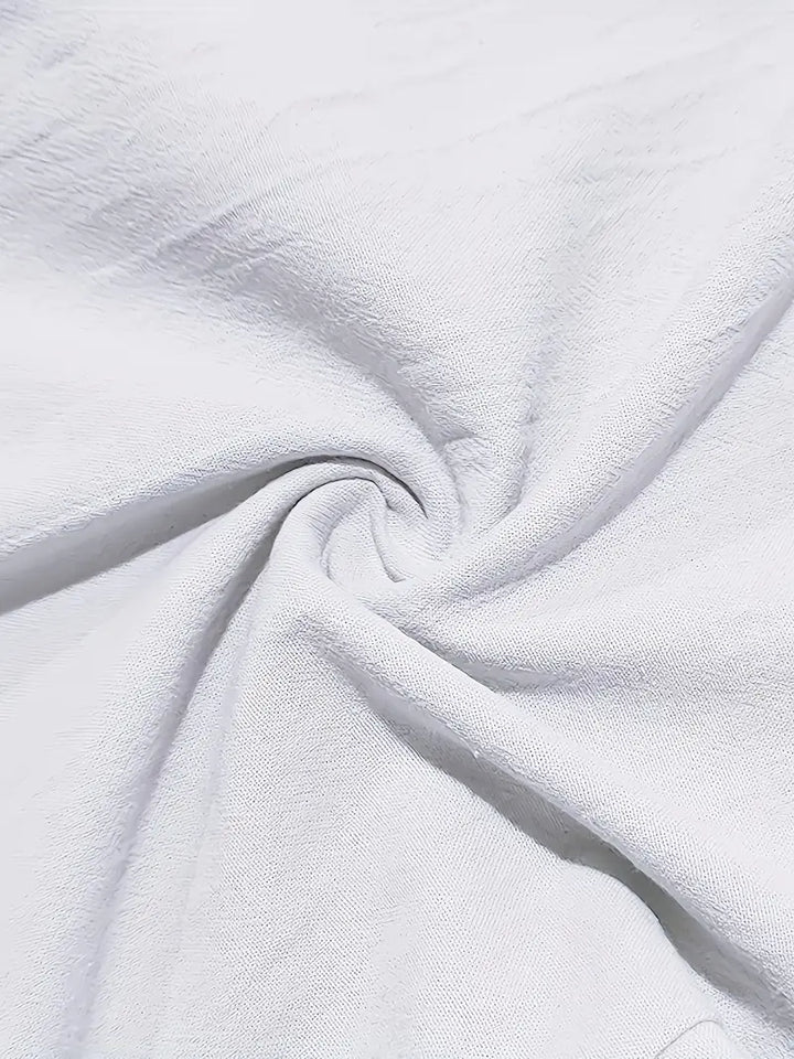 Nichols - Pantalón Holgado De Lino Con Cordón Ajustable