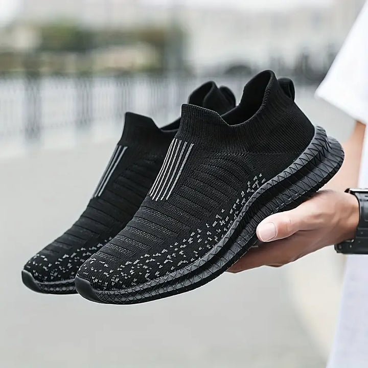 FlexStride - Zapatillas Deportivas De Punto Ligeras y Transpirables