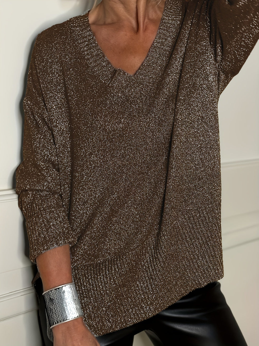 Healy - Jersey De Punto Con Cuello En V