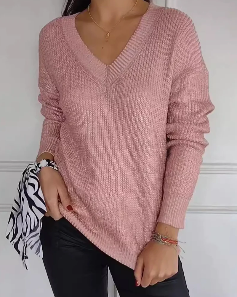 Natasja - Jersey Informal Con Cuello en V