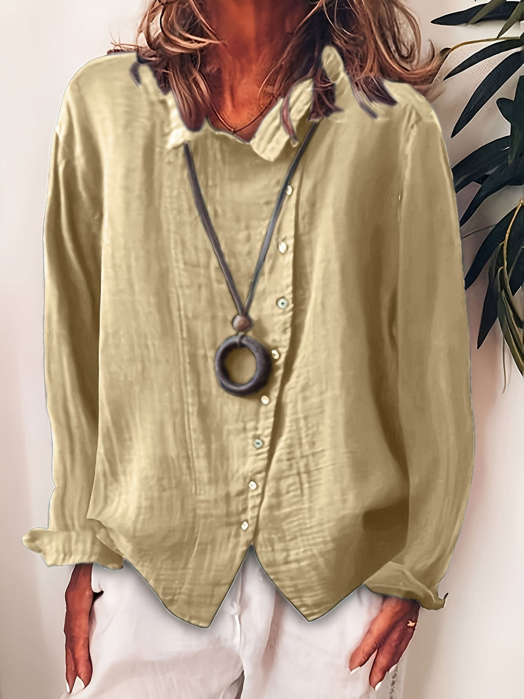 Paige - Camisa De Manga Larga Con Botones