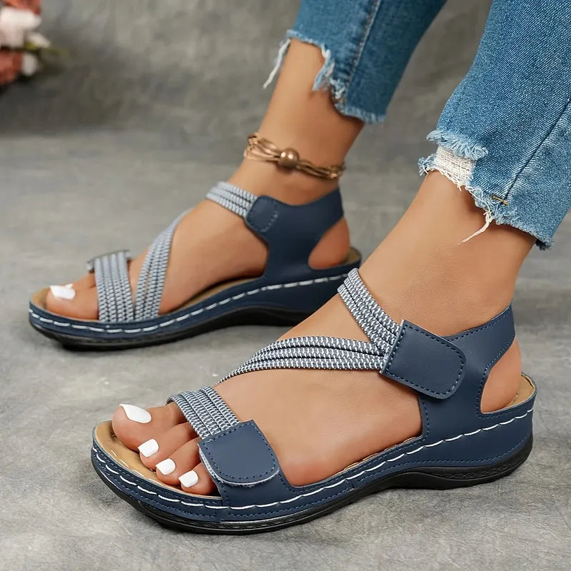 Rania - Sandalias Ligeras de Verano Con Correas Ajustables