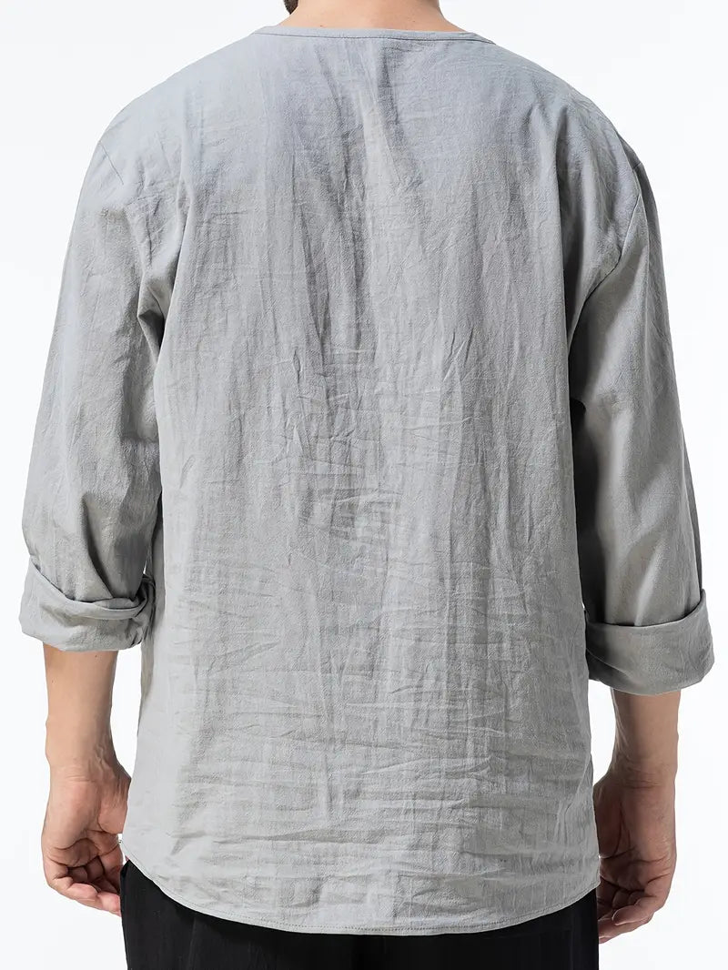 Pawel - Algodón Camisa De Manga Larga De