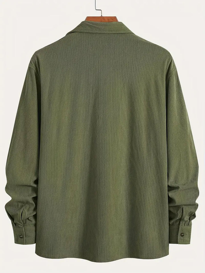 Rickey - Camisa Informal De Pana Con Botones