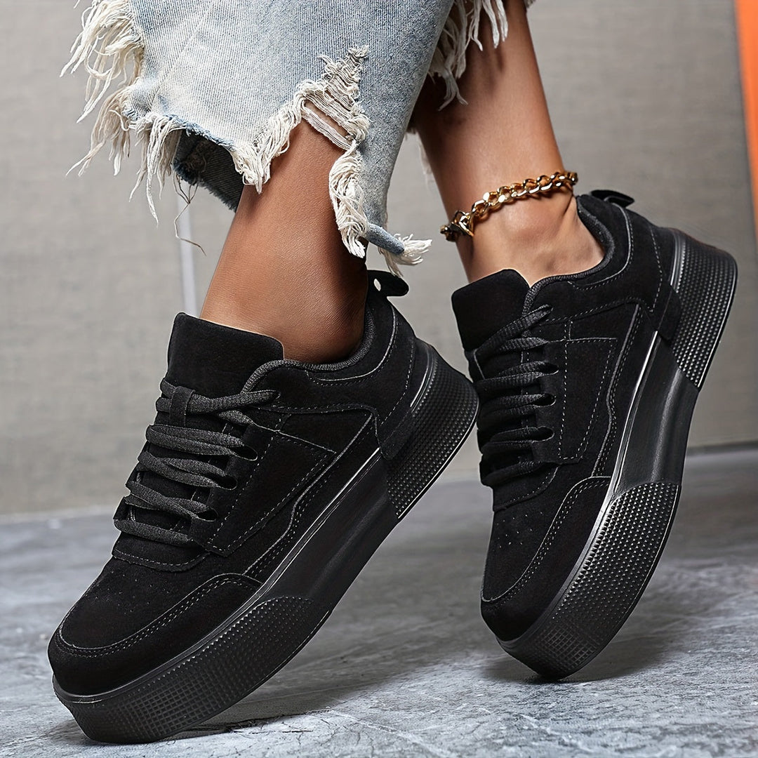 Namira - Zapatillas Con Cordones y Puntera Redondeada