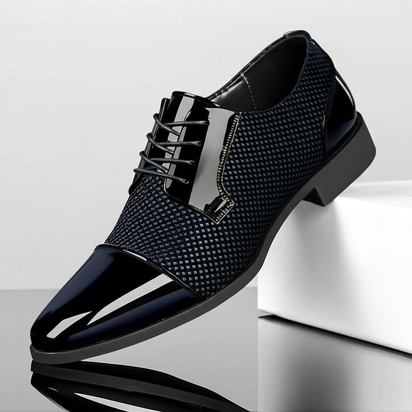 Dernard - Zapatos De Cuero Con Cordones