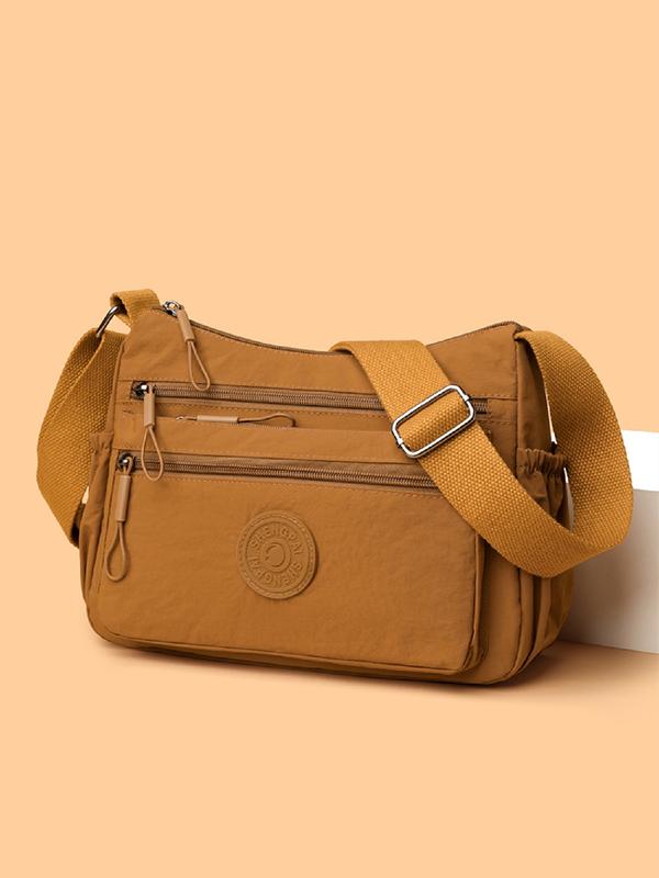 Cilka - Bolso Bandolera Con Cremallera y Bolsillos