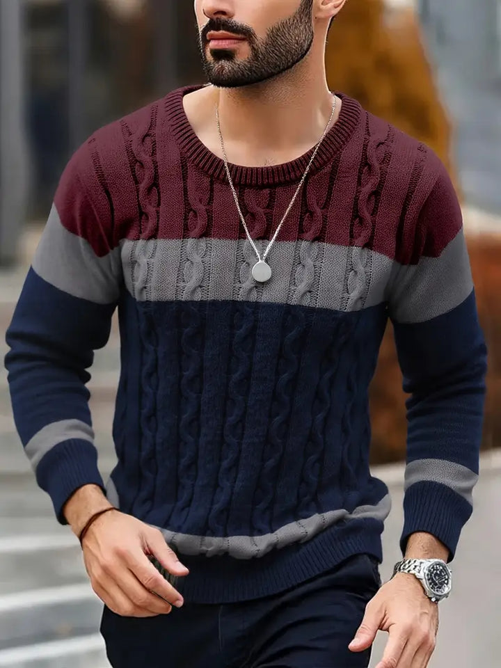 Watkins - Jersey De Manga Larga Informal De Punto