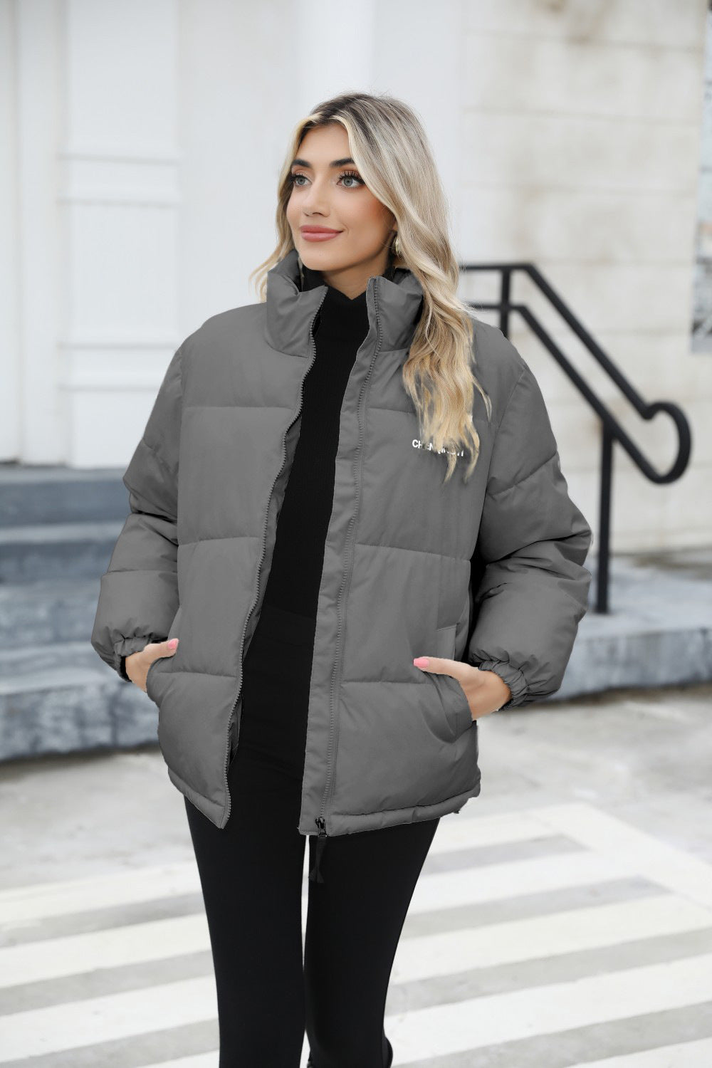 Kallena - Chaqueta Cálida Acolchada Y Cortavientos