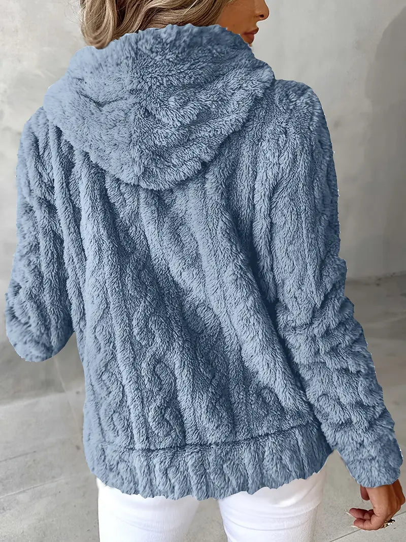 Ganka - Sudadera Con Capucha y Cremallera De Manga Larga