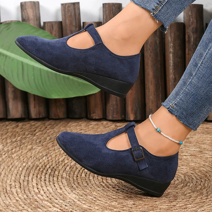 Nannie - Mocasines Ortopédicos Cómodos Con Hebilla