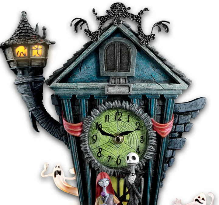 HallowClock - Reloj de Pared de Halloween, Pesadilla antes de Navidad