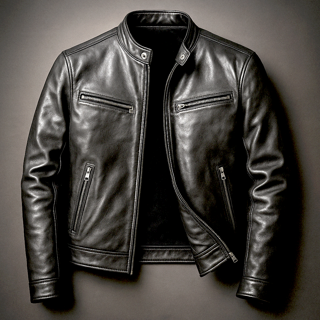Hador - Chaqueta de Cuero Vintage