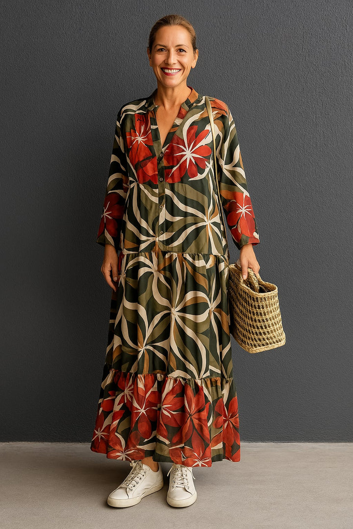 Solveig - Elegante Vestido Holgado