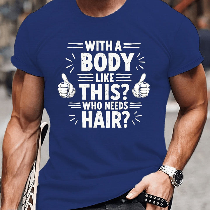 Hairy – Camiseta Elegante Con Manga Corta