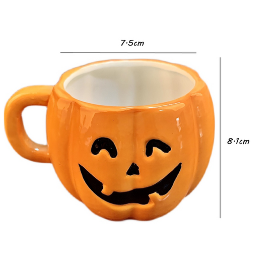 GlowSip - Taza De Halloween Con Calabaza Sonriente