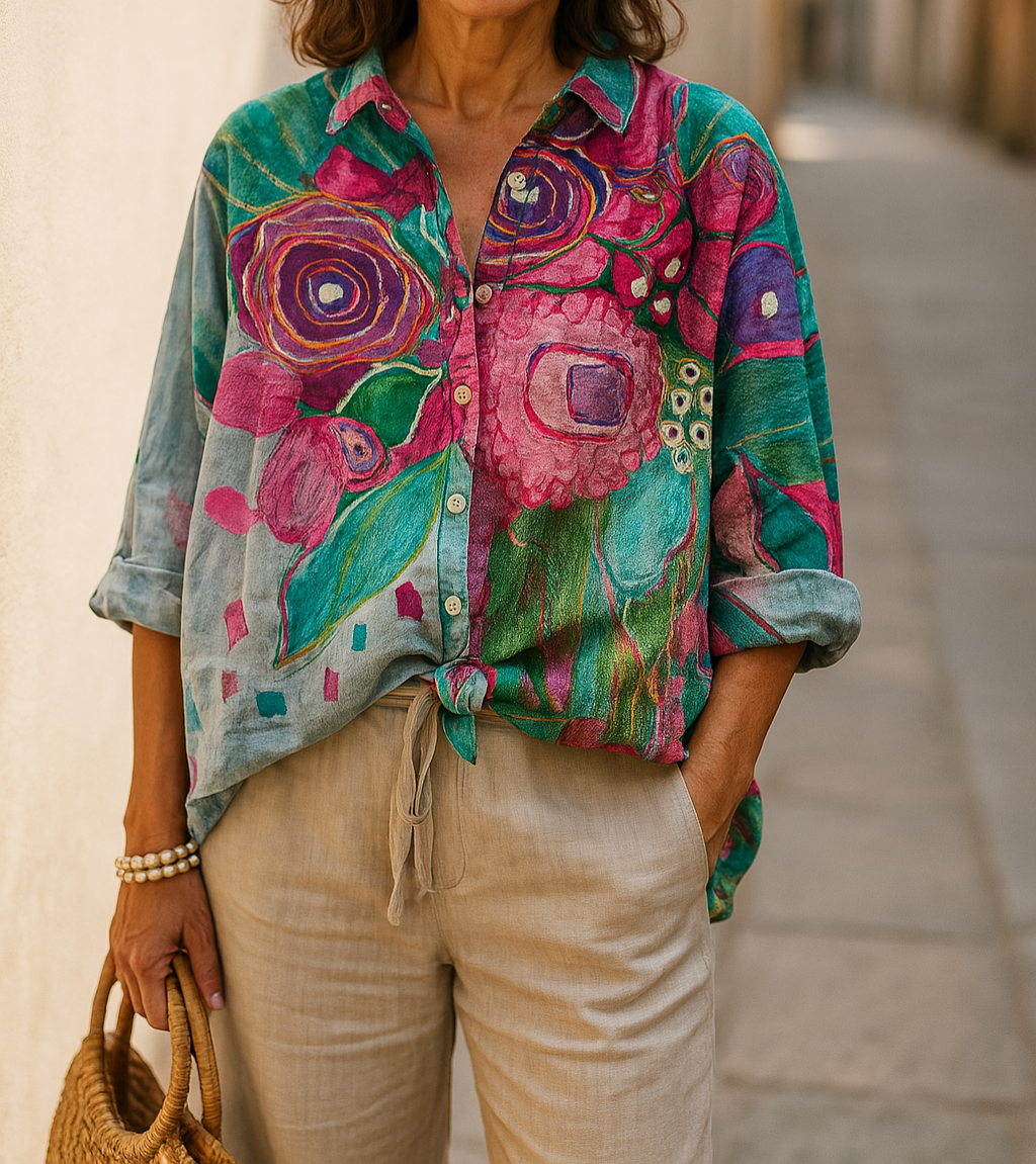 Petra - Blusa Floral Informal