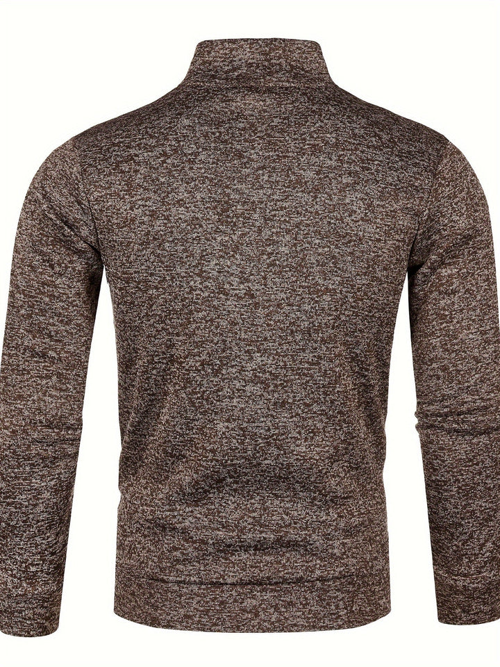 Grzegorz - Chaqueta De Punto De Manga Larga Con Cremallera