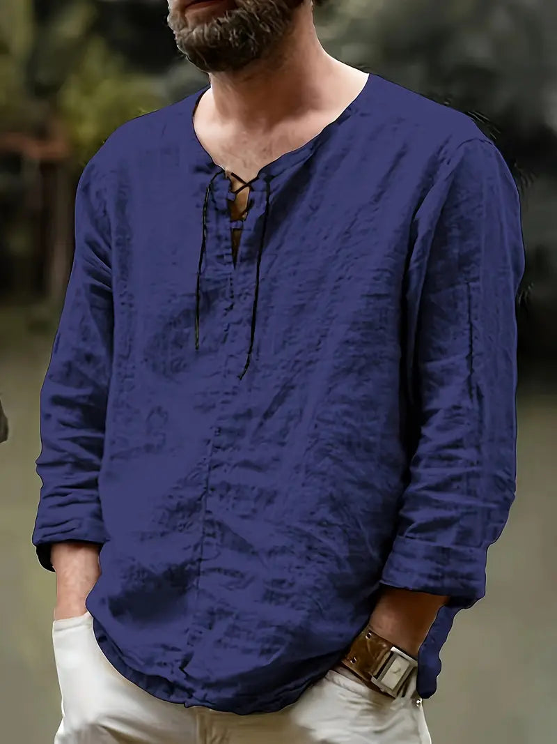 Pawel - Algodón Camisa De Manga Larga De
