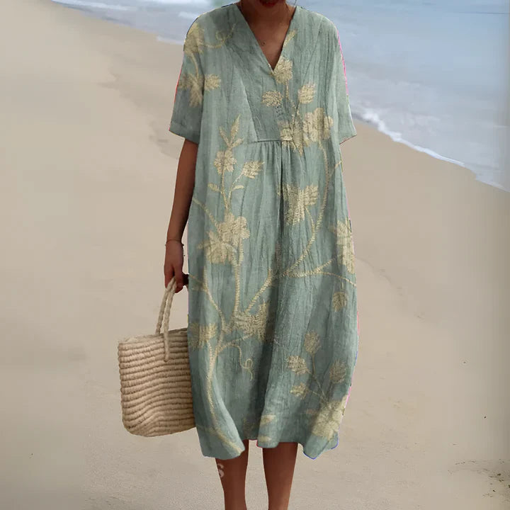 Olalla - Vestido Estampado De Verano