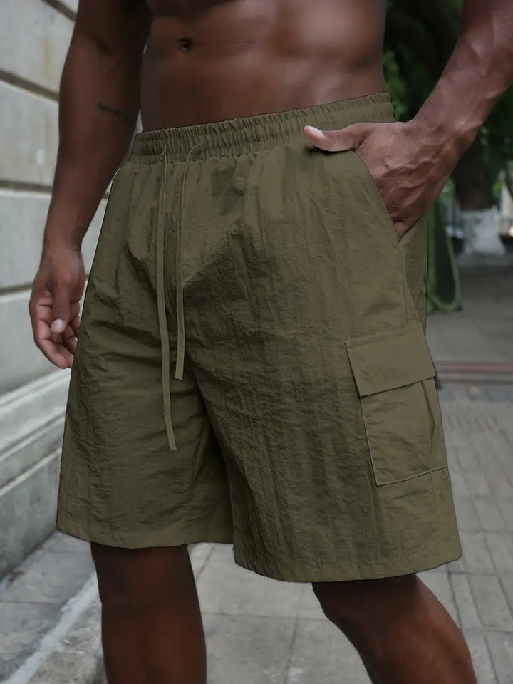 Titov - Pantalones Cortos Elásticos Transpirables