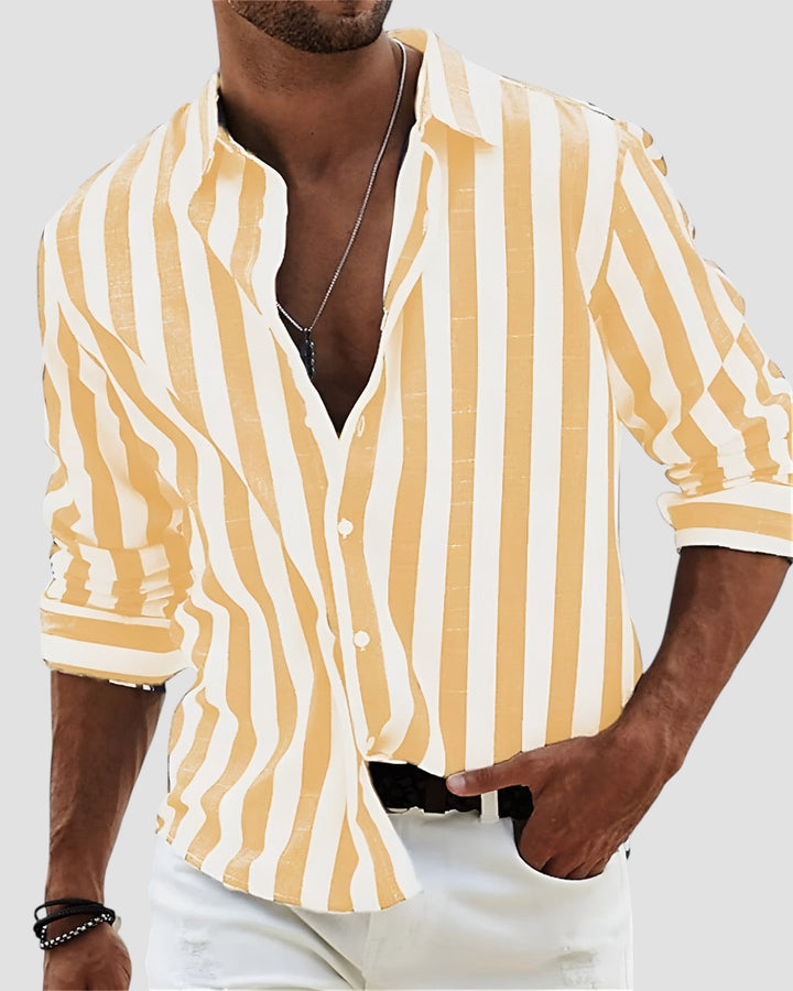 Galimov - Camisa Elegante De Manga Larga