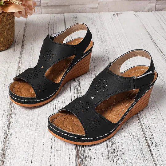 Setia - Cómodas Sandalias Con Cuña