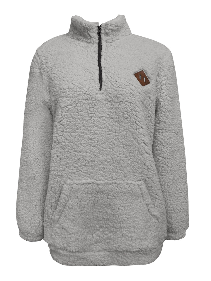 Willemien - Sudadera De Manga Larga Con Cremallera y Forro Polar