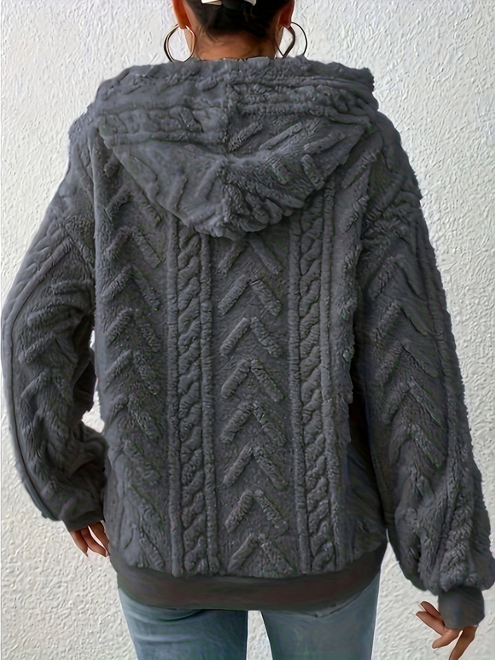 Andrine - Manga Larga Con Capucha Chaqueta