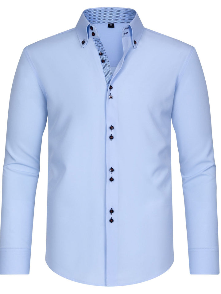 Remco - Elegante Botón arriba Camisa