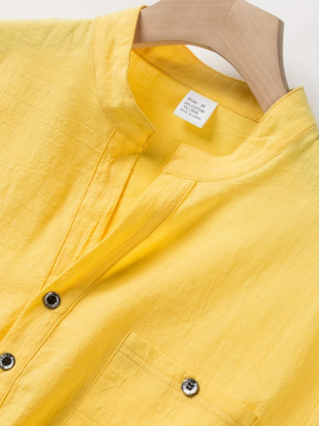 Markos - Camisa Informal De Manga Corta Con Botones