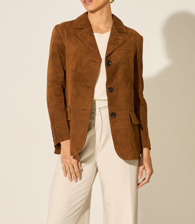 Nel - Trenchcoat Aus Wildleder