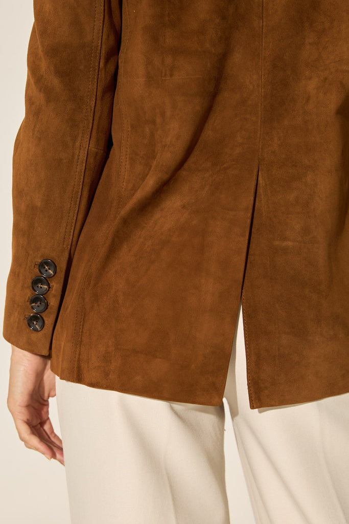Nel - Trenchcoat Aus Wildleder