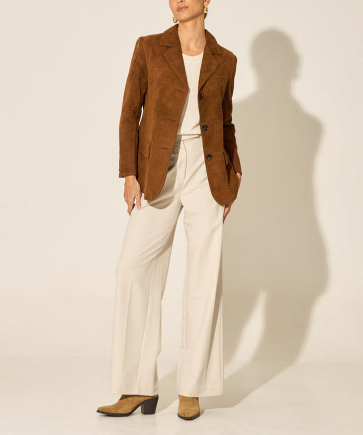 Nel - Trenchcoat Aus Wildleder