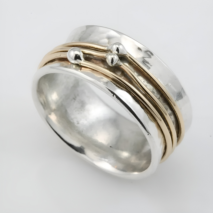 Nada - Anillo Vintage Chapado En Oro