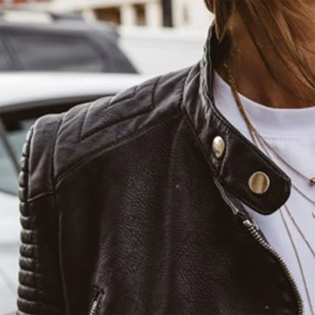 Chambers - Chaqueta De Cuero Elegante