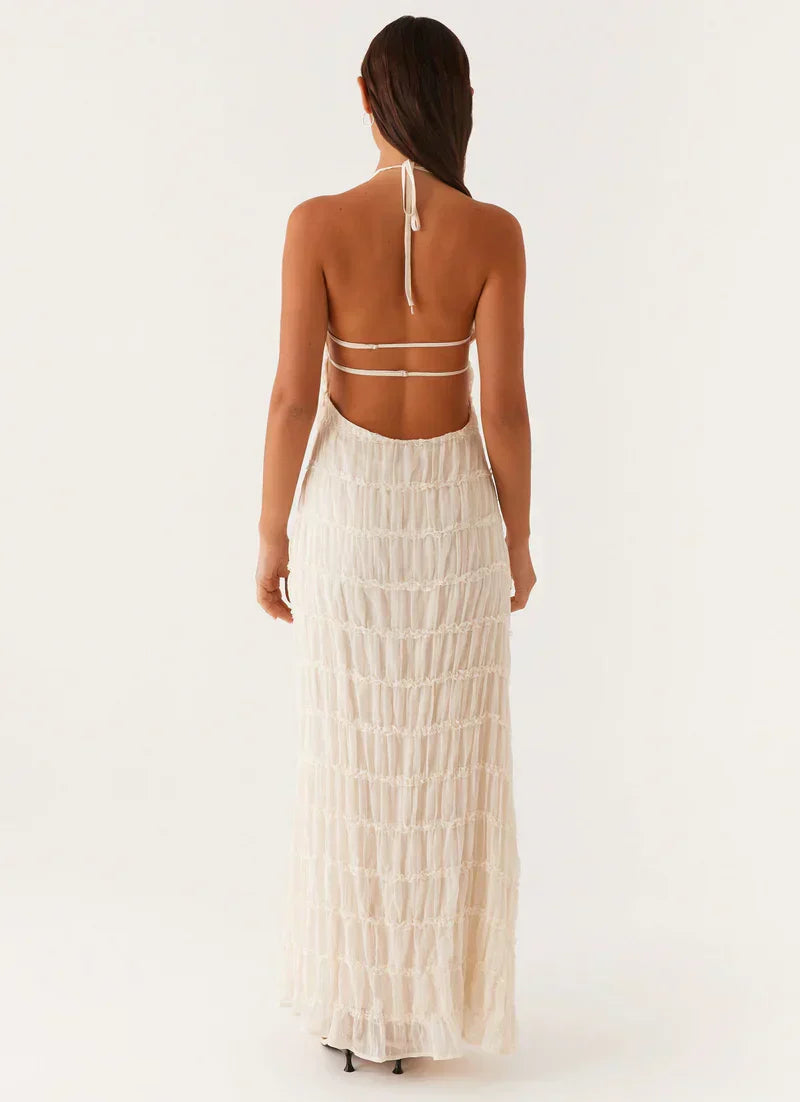Falkenberg - Elegantes Maxikleid Im Bohemian Stil
