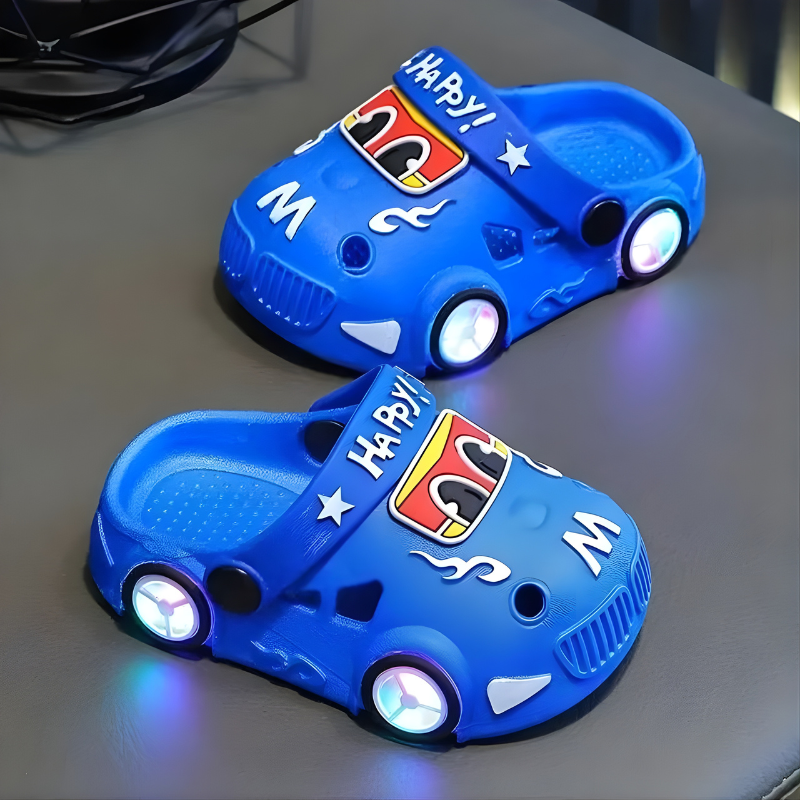 KidVroom - Zapatillas LED Para Niños Con Ruedas Luminosas y Correa