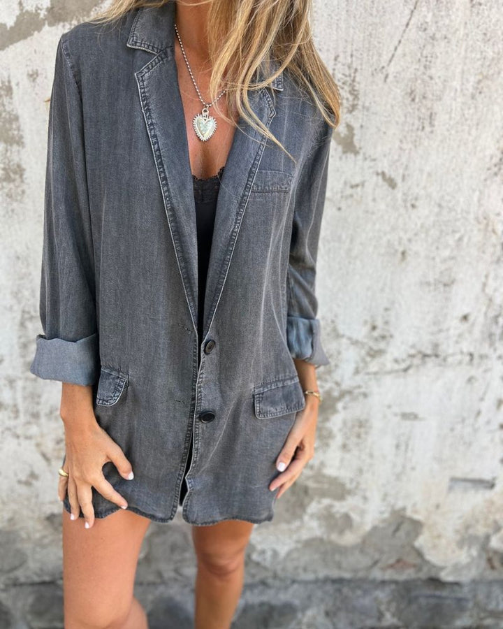 Romilda - Chaqueta Vaquera De Gran Tamaño