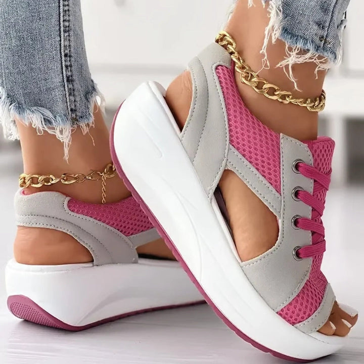 Nayeli - Sandalia Casual con Cordones