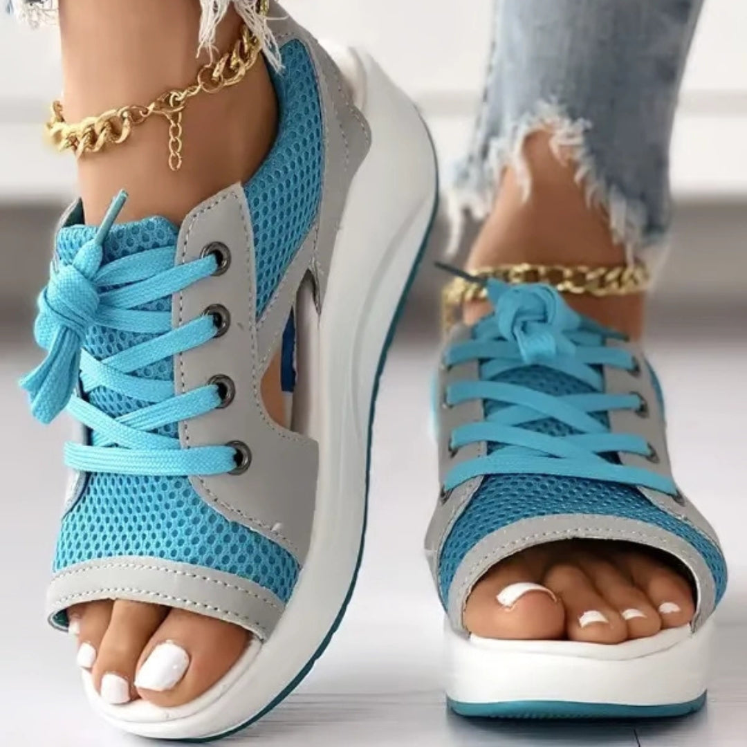 Nayeli - Sandalia Casual con Cordones