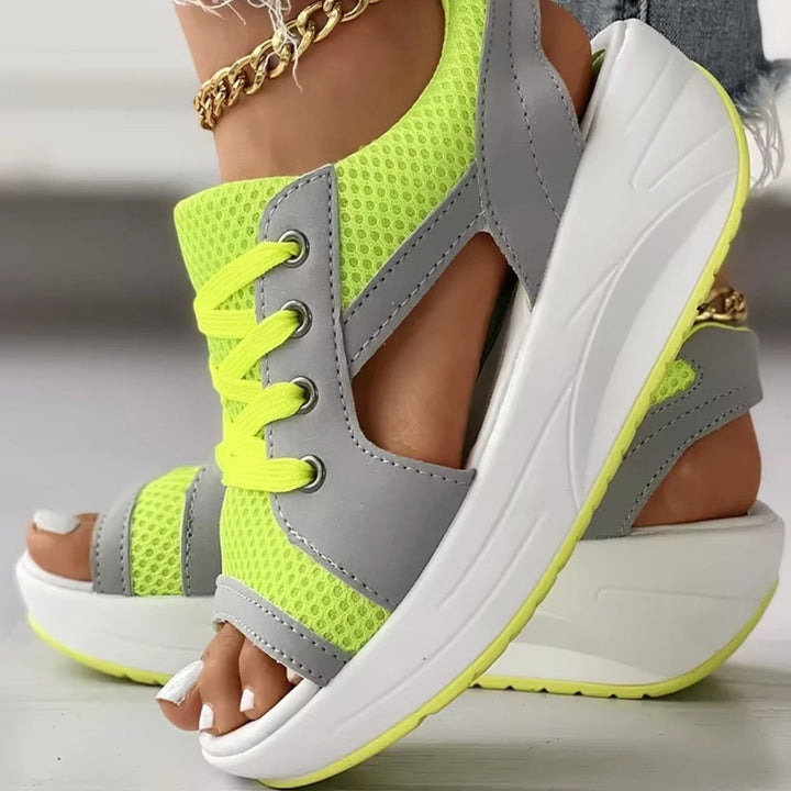 Nayeli - Sandalia Casual con Cordones