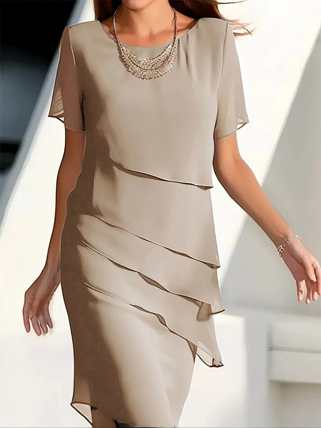 Drusilla - Vestido midi Con Mangas Cortas