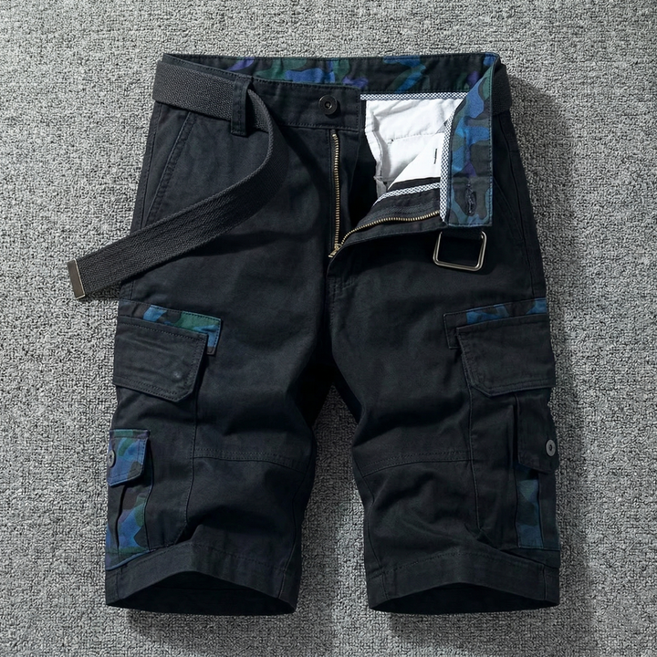 Hedan - Pantalones Cortos Tipo Carga Con Cinturón