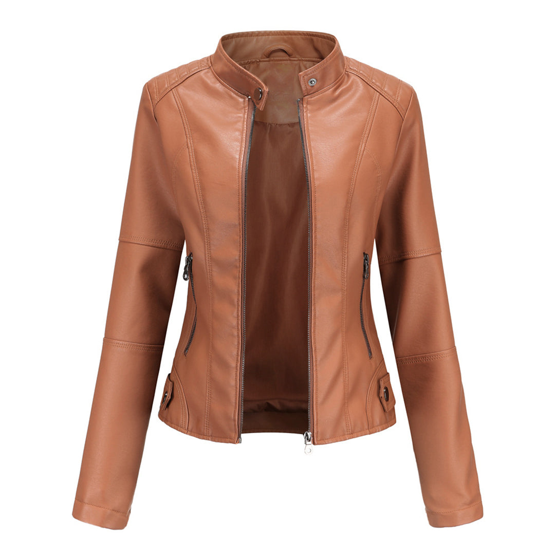 Hanneke - Elegante Chaqueta de Cuero