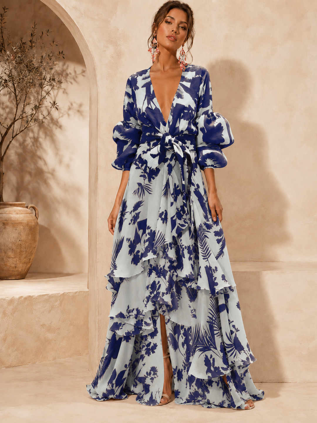 Liaya - Elegante Vestido «Jardín De Corales»