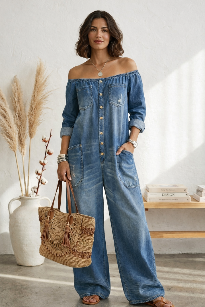 Seleeja - Mono De Denim De Algodón Vintage